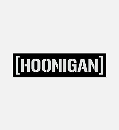 hoonigan sticker